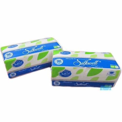 Giấy ăn silkwell  cao cấp bịch 250 tờ