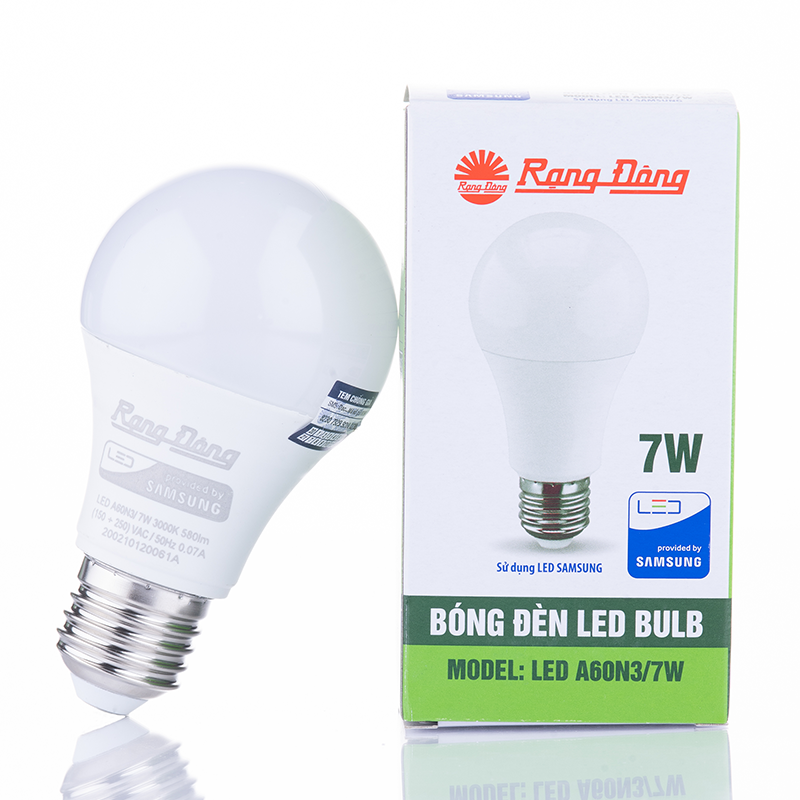 Led bulb tròn A60N3 7W