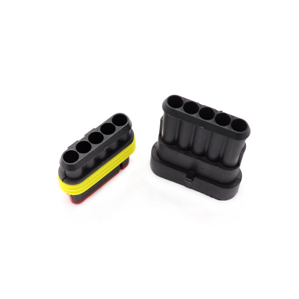 High Quality 5 Kit Waterproof Electrical Wire Cable 5 Pin Way Plug