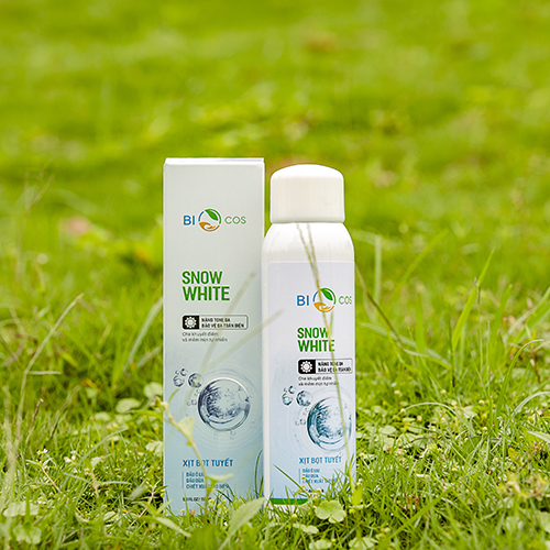 XỊT LẠNH TRẮNG DA SNOW WHITE BIOCOS GIẢI PHÁP CHỐNG NẮNG HIỆU QUẢ