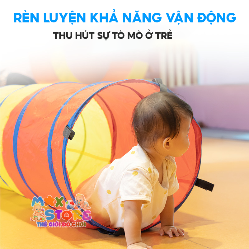 Đồ chơi lều ống - chui đường hầm cho bé - Totdepre1125