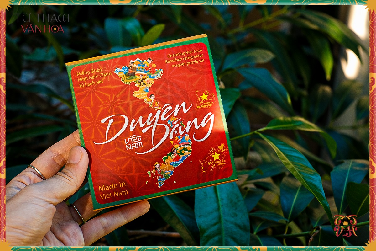 (Nam châm vẽ tay thủ công ) DUYÊN DÁNG VIỆT NAM – Từ Thạch Văn Hoa - Comicola