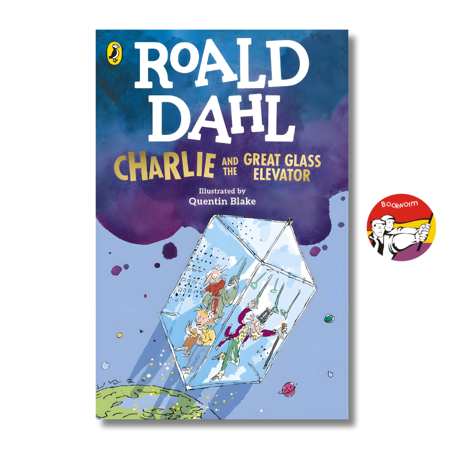 Sách - Charlie and The Great Glass Elevator by Roald Dahl | Childrens Fantasy Fiction / Ngoại văn Trẻ em Tiếng Anh