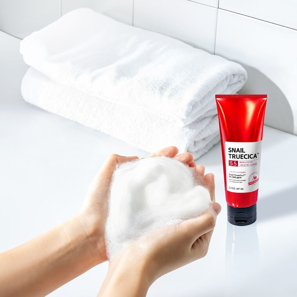 Sữa rửa mặt Some By Mi Snail Truecica Miracle Repair Low PH Gel Cleanser