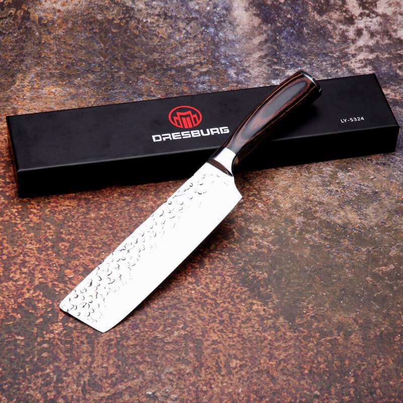 DAO - DAO BẾP NHẬT BẢN USUBA THÉP DAMASCUS MÃ IDT122 nt topcoomshop vn