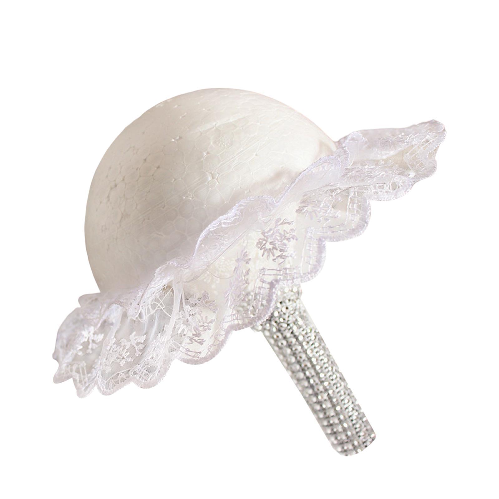 Bouquet Holder Flower Artificial Lace Arrangement DIY Tool Portable Durable Floral Holder for Florist Flower Arrangements Party Birthday