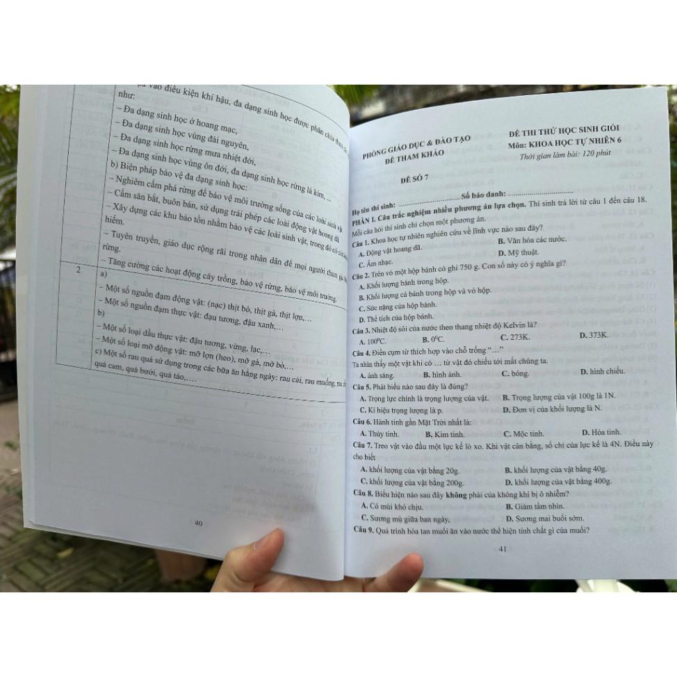 Sách - 36 Đề Thi Học Sinh Giỏi Khoa Học Tự Nhiên 6 #huongbook