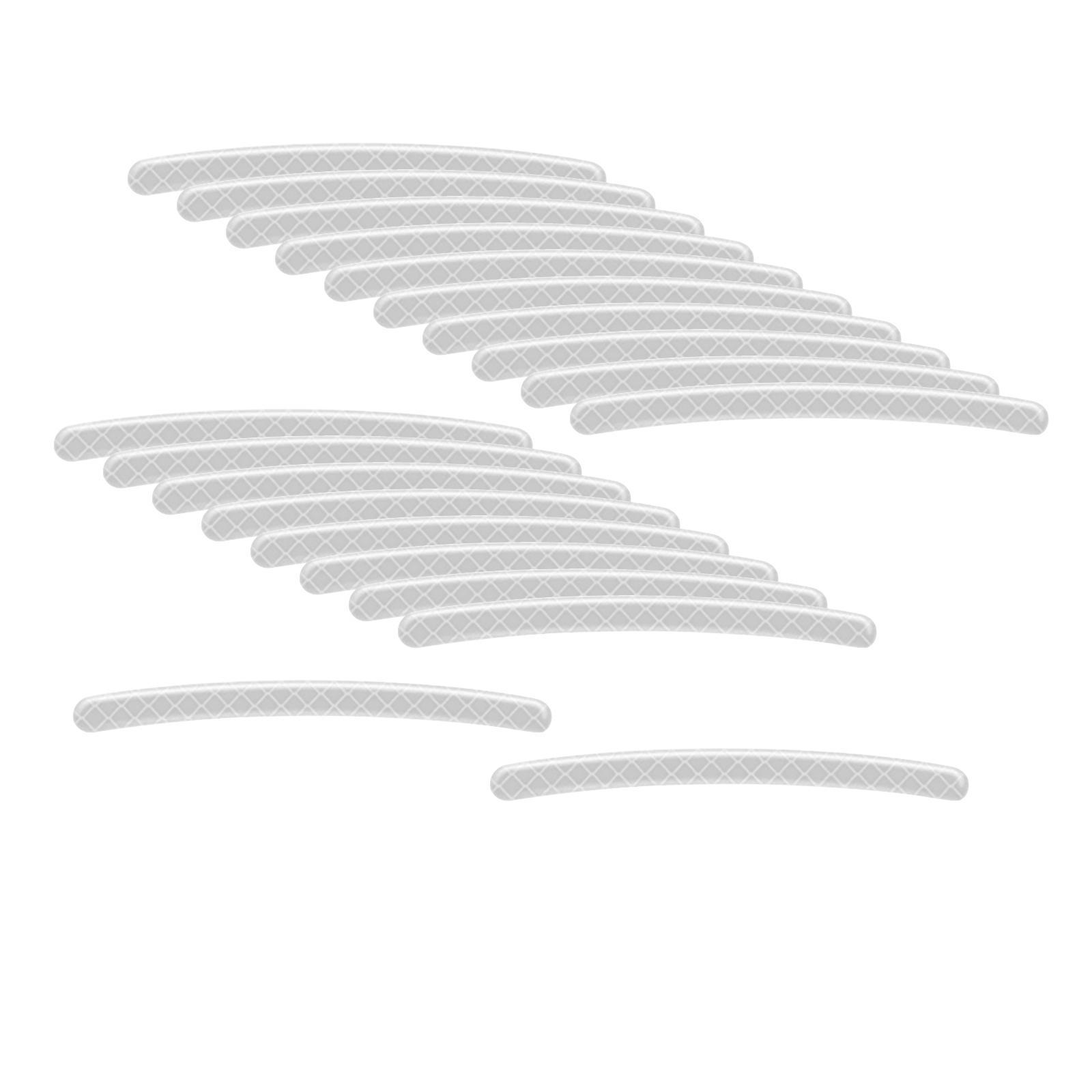 Universal Car Wheel Hub Reflective Sticker for Night Driving White