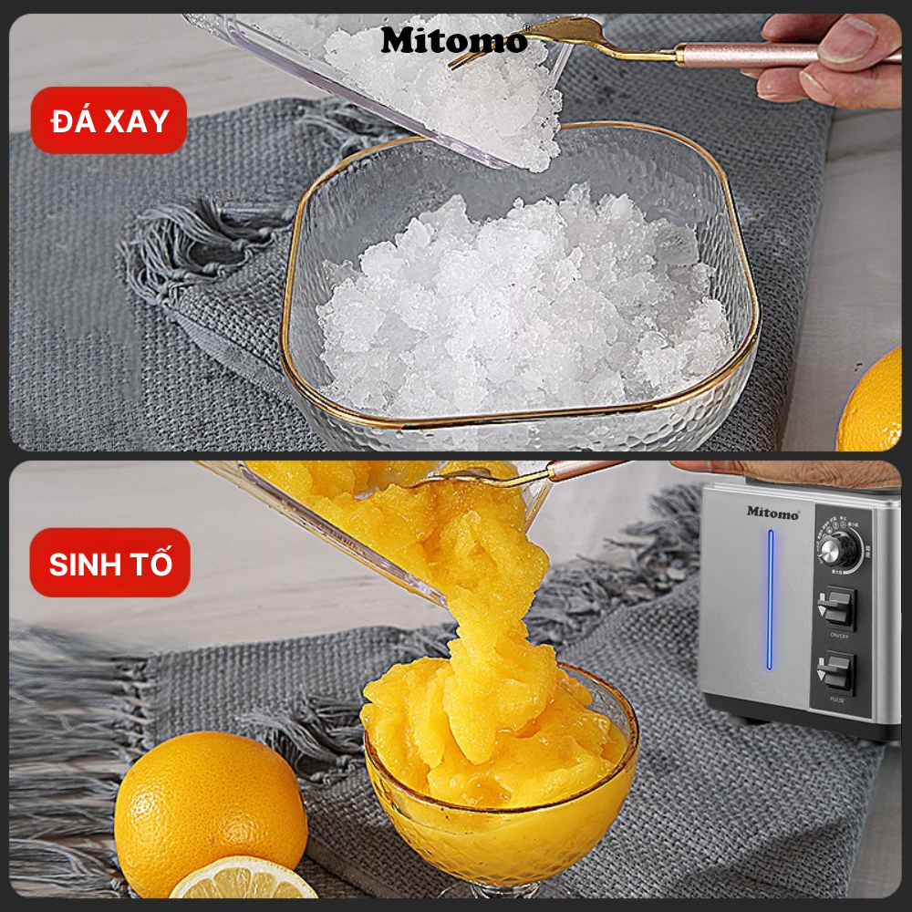 Máy xay công nghiệp, máy xay sinh tố đa năng Mitomo KD-1800, chuyên dụng cho kinh doanh hàng chính hãng - BH 3 năm