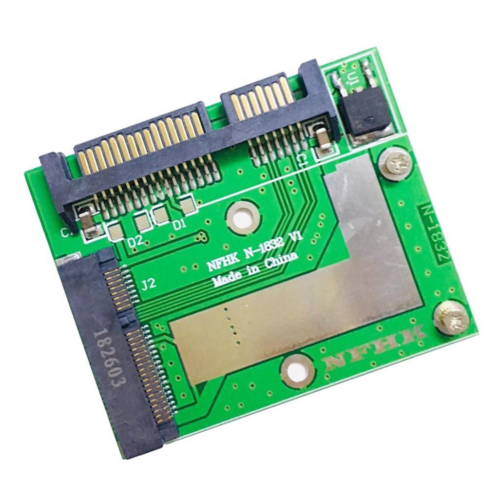 Full and Half Height mSATA SSD to SATA Hard Drive Adapter Board Converter