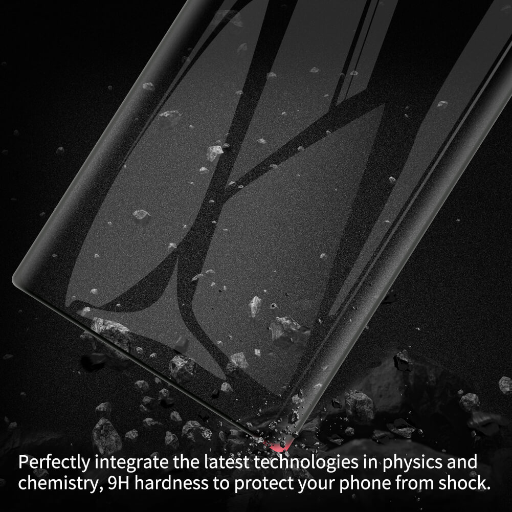 Miếng dán kính cường lực cho Samsung Galaxy Note 10 Plus full màn hình 3D hiệu Kuzoom Protective Glass - Hàng nhập khẩu