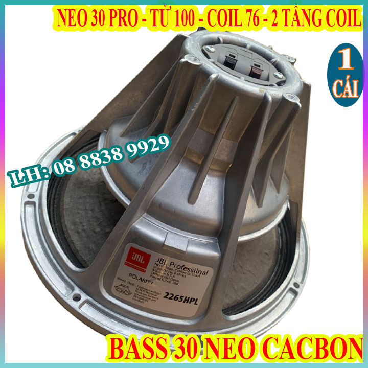 LOA BASS 30 JB NEO KHUNG CACBON XỊN HÀNG NHẬP KHẨU COIL 76MM HÀNG CAO CẤP - GIÁ 1 LOA