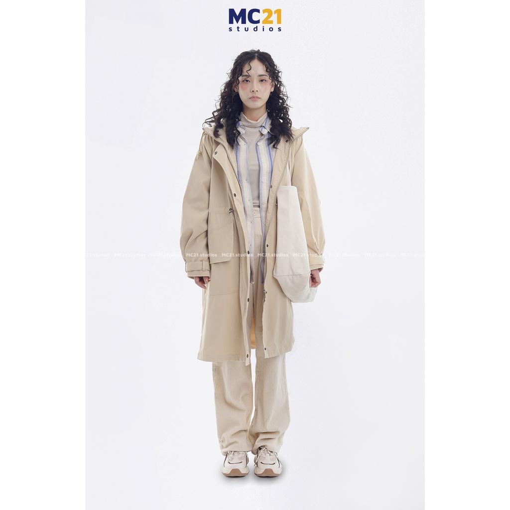 Áo khoác măng tô trench coat MINION CLOTHING unisex nam nữ chất kaki dày dặn 2 lớp có lót gió A3107