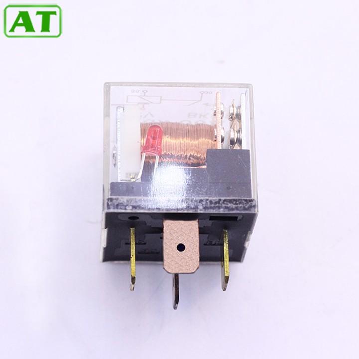 Hộp 10 Rơ Le 4 Chân 12V 80A