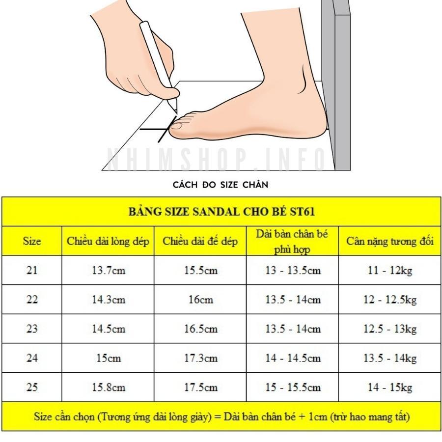 Dép quai hậu sandal bít mũi cho bé trai bé gái màu trắng êm mềm chống trơn trượt phù hợp trẻ em 1 2 3 tuổi ST61_SG59