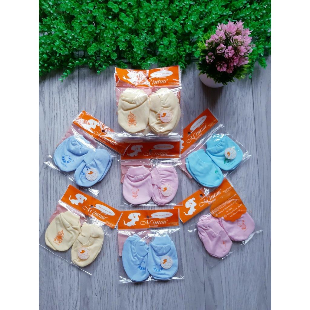 Bao chân bao tay sơ sinh cho bé Hàng Việt Nam (1 set