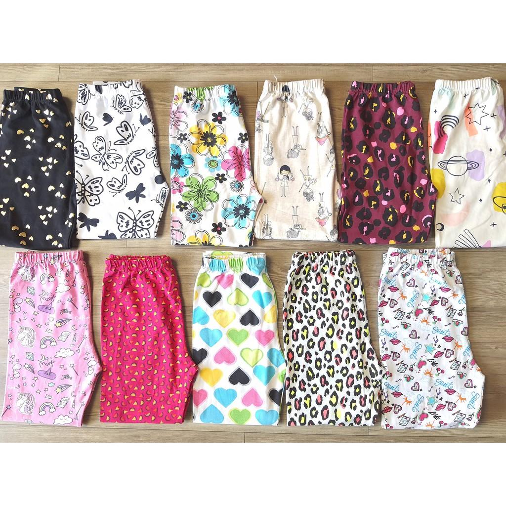 (SIÊU ĐẸP) QUẦN LEGGING DÀI/ QUẦN DÀI HOẠ TIẾT THUN COTTON 4 CHIỀU CHO BÉ 9-41KG (CHỌN NGẪU NHIÊN)