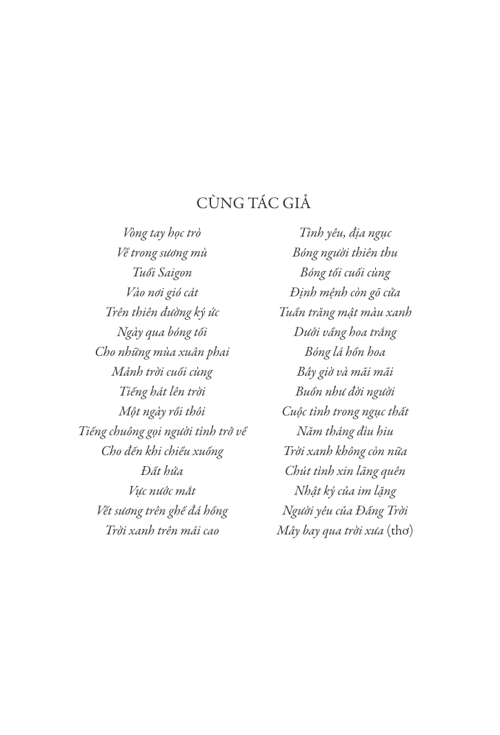 Sách Tuần Trăng Mật Màu Xanh