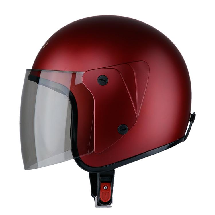 Mũ Bảo Hiểm 3/4 Có Kính - Asia MT-111 Trơn- Hàng Chính Hãng, Bảo Hành 1 năm