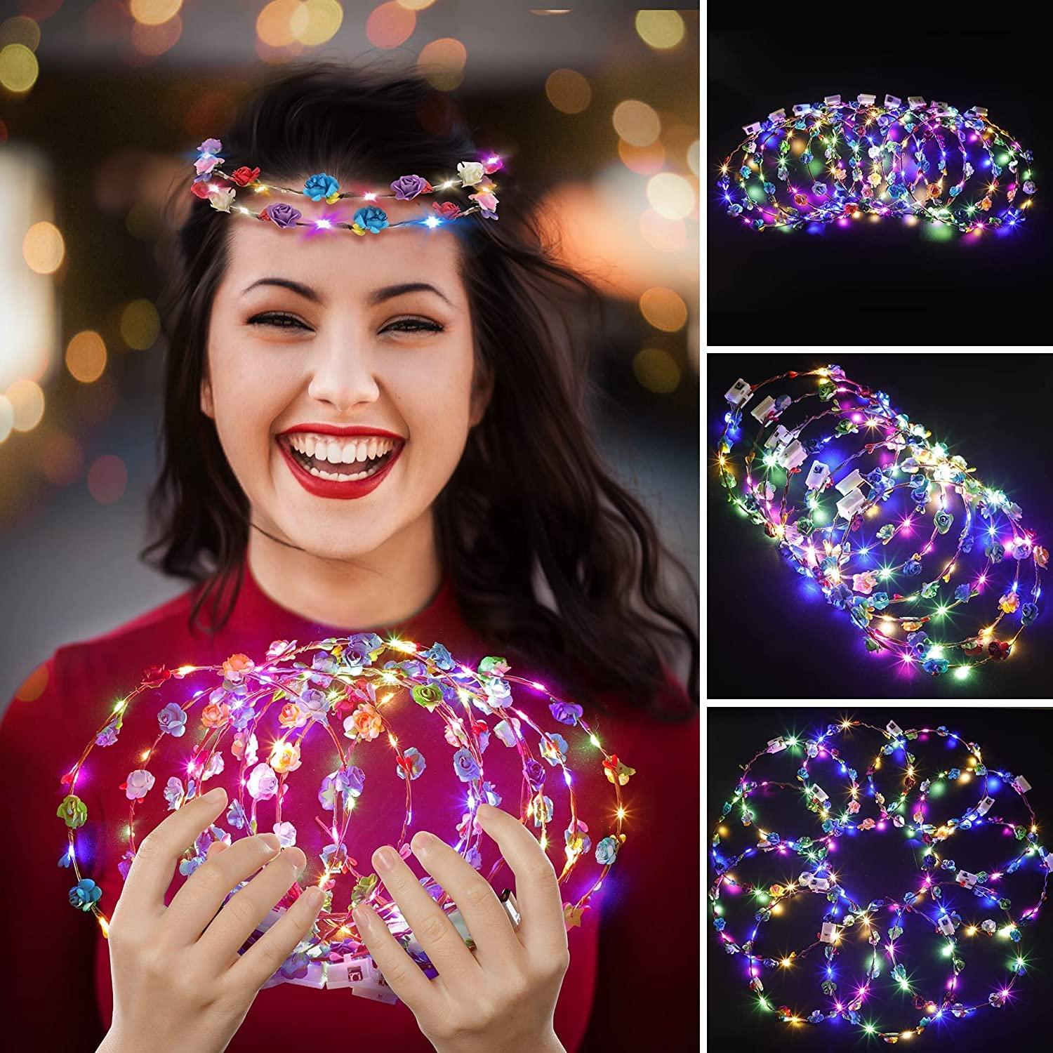 Hoa headband, 10 mảnh dẫn hoa vòng hoa vòng hoa gia nhập tóc -nếp trán dốc cao