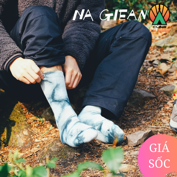 Tất Lông Cừu Merino Cao Cổ Cao Cấp Chuyên Dụng Thể Thao, Dã Ngoại, Leo Núi,Trekking Na Giean NGCM1001