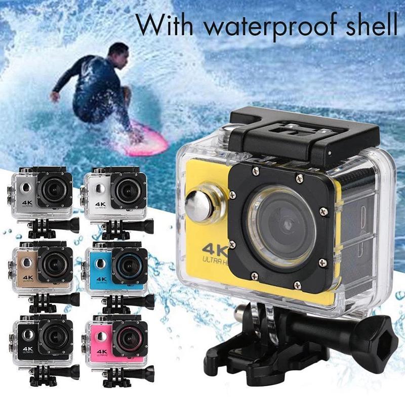 Camera hành động Ultra HD 30fps/170d Trò chơi video dưới nước không thấm nước 4K GO Sport