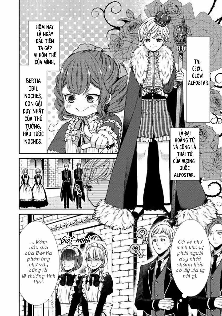 nhật ký theo dõi vị hôn thê tự nhận mình là nữ phụ phản diện 1 chapter 1 2