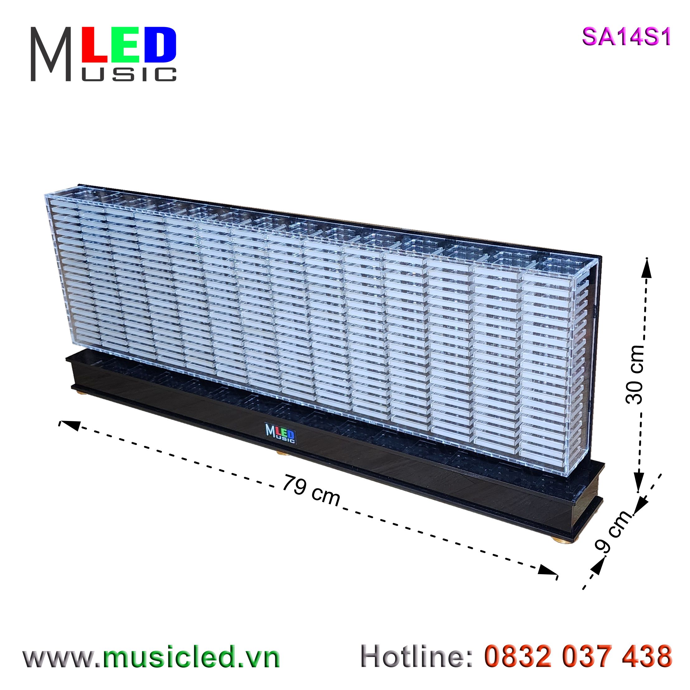 Dàn đèn Music LED nháy theo tần số nhạc 14 cột SA14S1