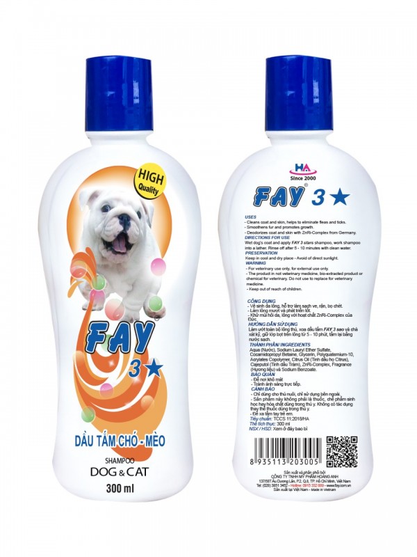 Dầu tắm Fay 3 Sao 300ml