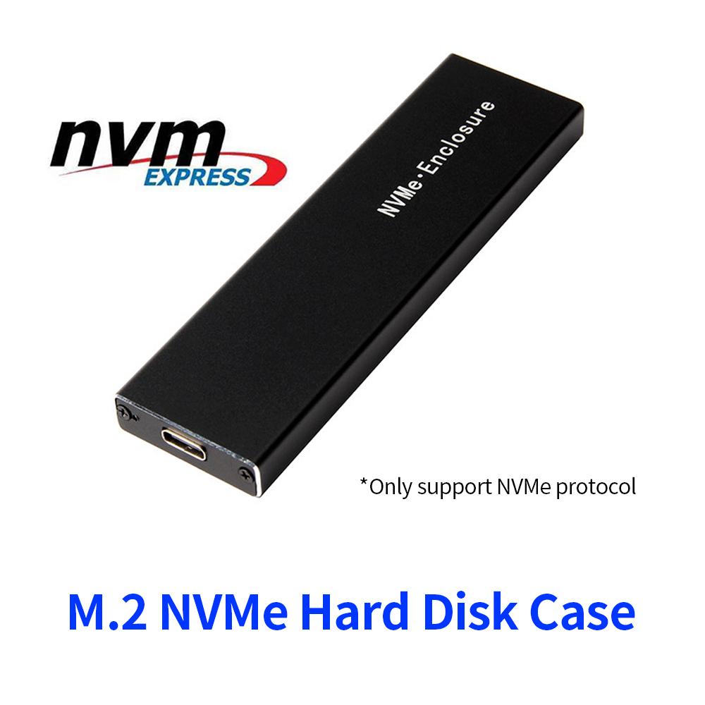 Ổ cứng ngoài M.2 NVMe Vỏ đĩa cứng Hợp kim nhôm