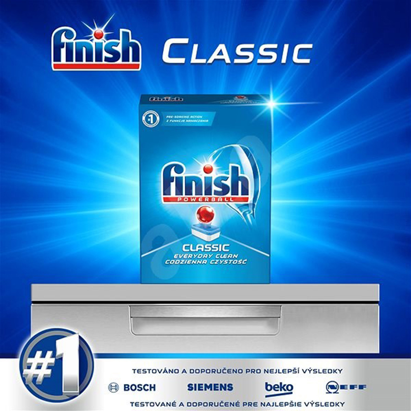 Hộp 100 viên rửa chén Finish Classic Dishwasher Tablets PTT025445