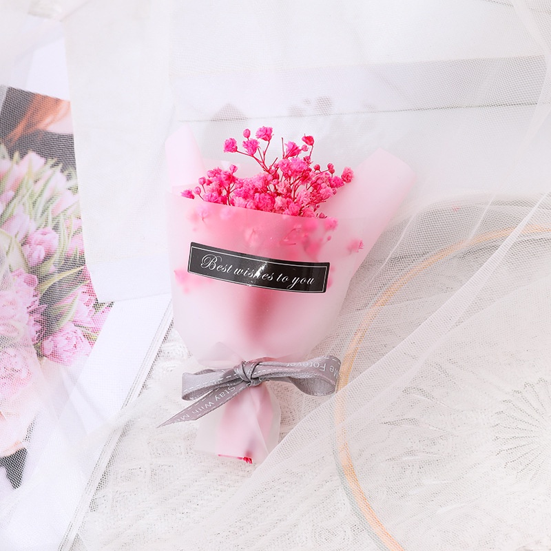 Bó hoa khô mini Classy nhiều màu sắc dùng làm quà tặng, đồ trang trí Q1361