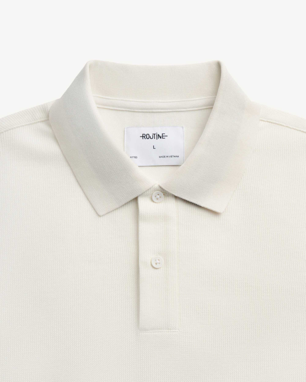 Áo polo nam ROUTINE cổ bẻ (2 màu) Form Fitted - 10F24POL006 | ROUTINE CÀ MAU