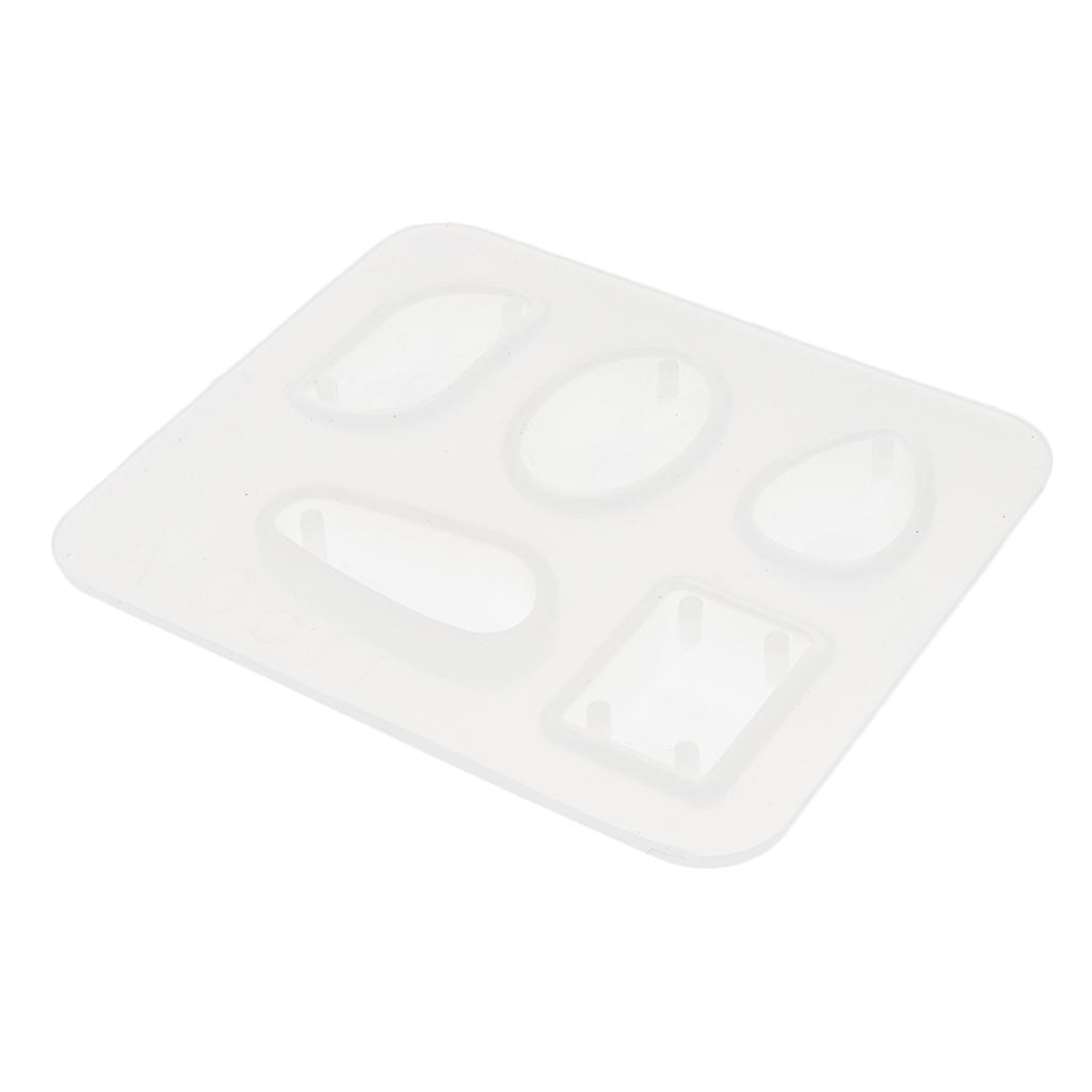 Silicone Trắng Mặt Dây Chuyền Khuôn Vòng Cổ Làm Moulds Đồ Trang Trí Thiết Kế Khuôn