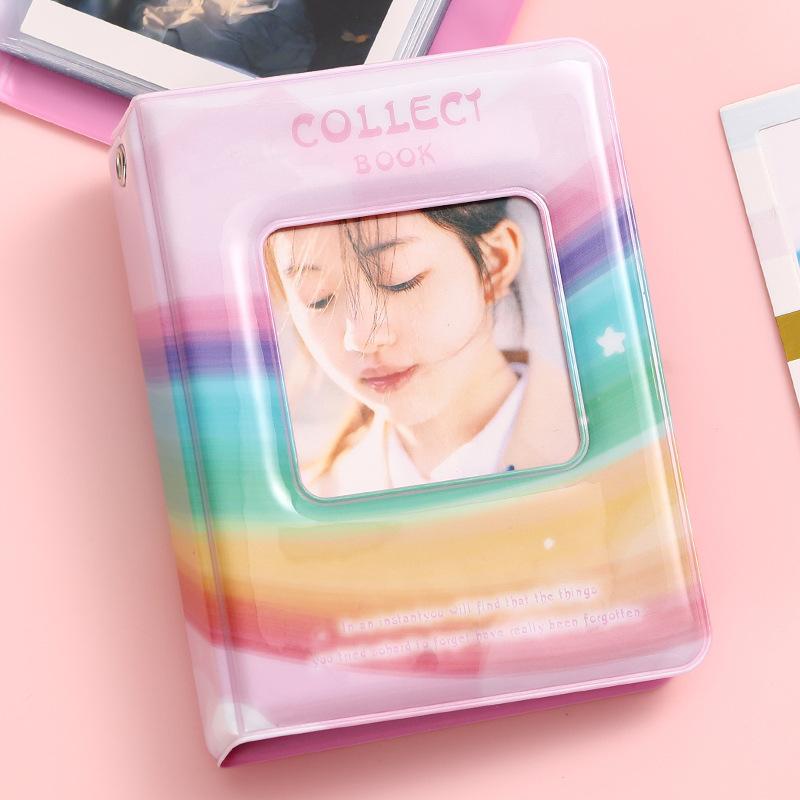Đặc biệt Hàn Quốc ins3 inch bưu thiếp Polaroid album ảnh ngôi sao thần tượng album thẻ nhỏ lưu trữ cuốn sách theo đuổi ngôi sao cô gái