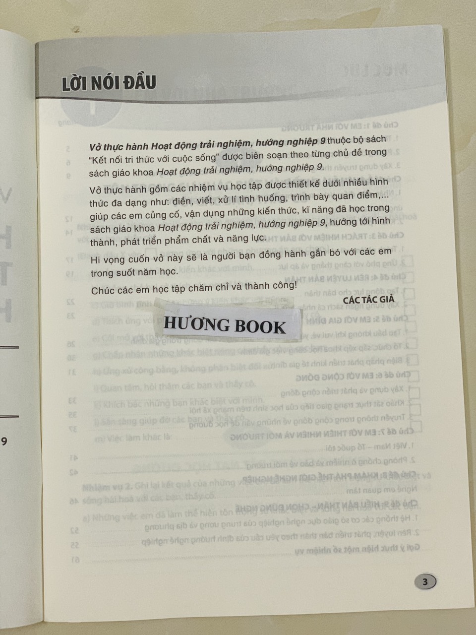 Hình ảnh Sách - Vở thực hành Hoạt động trải nghiệm, hướng nghiệp 9 (Kết nối tri thức với cuộc sống) - ĐN