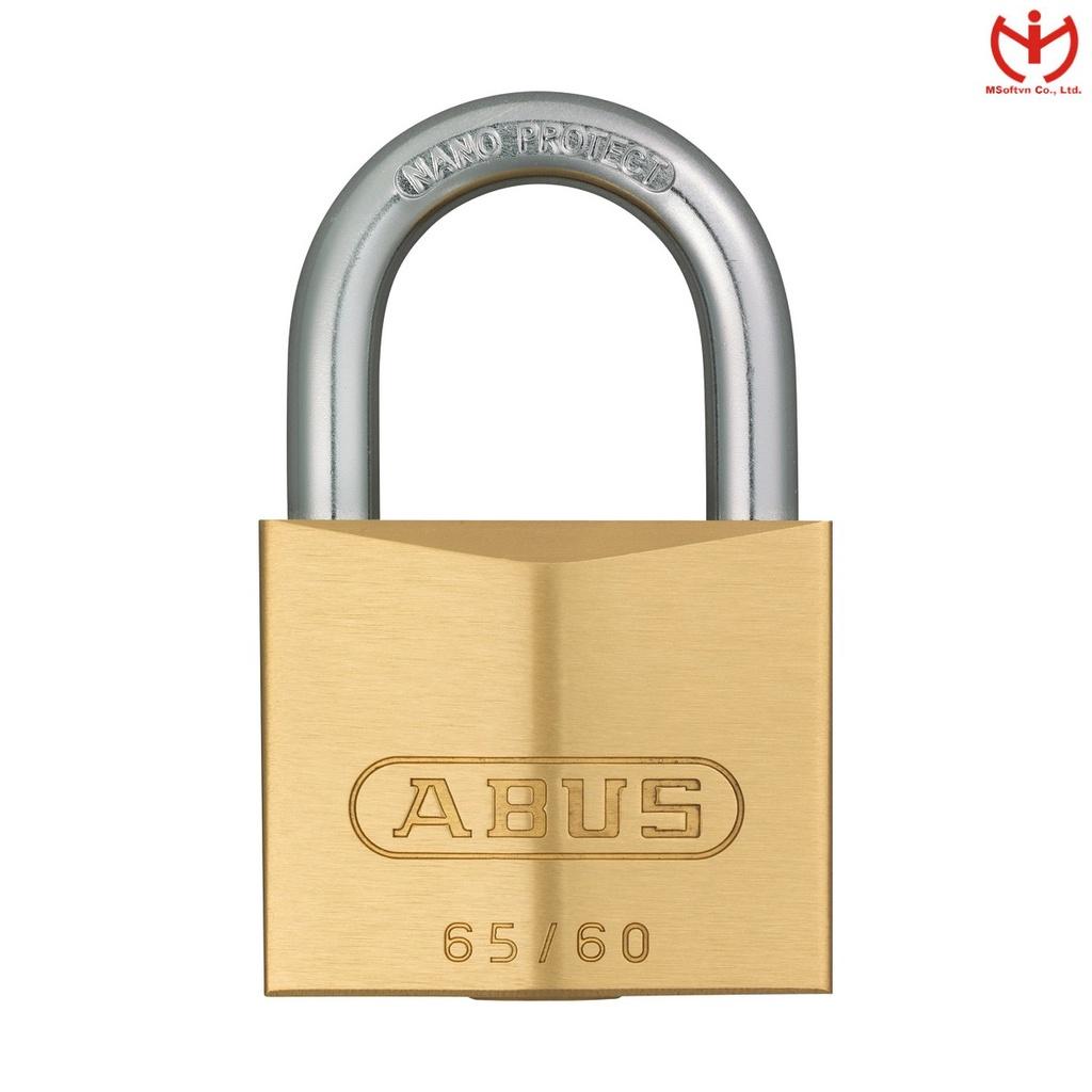 Ổ khóa ABUS 65/50 thân đồng rộng 50mm 4 chìa răng cưa - MSOFT