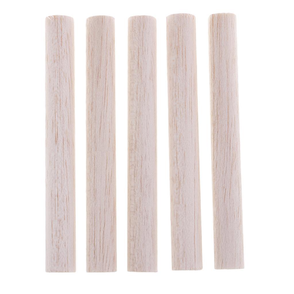 2x 5/10x Balsa Wood Dowel Rod Stick DIY Craft Model Wood Building Constructions