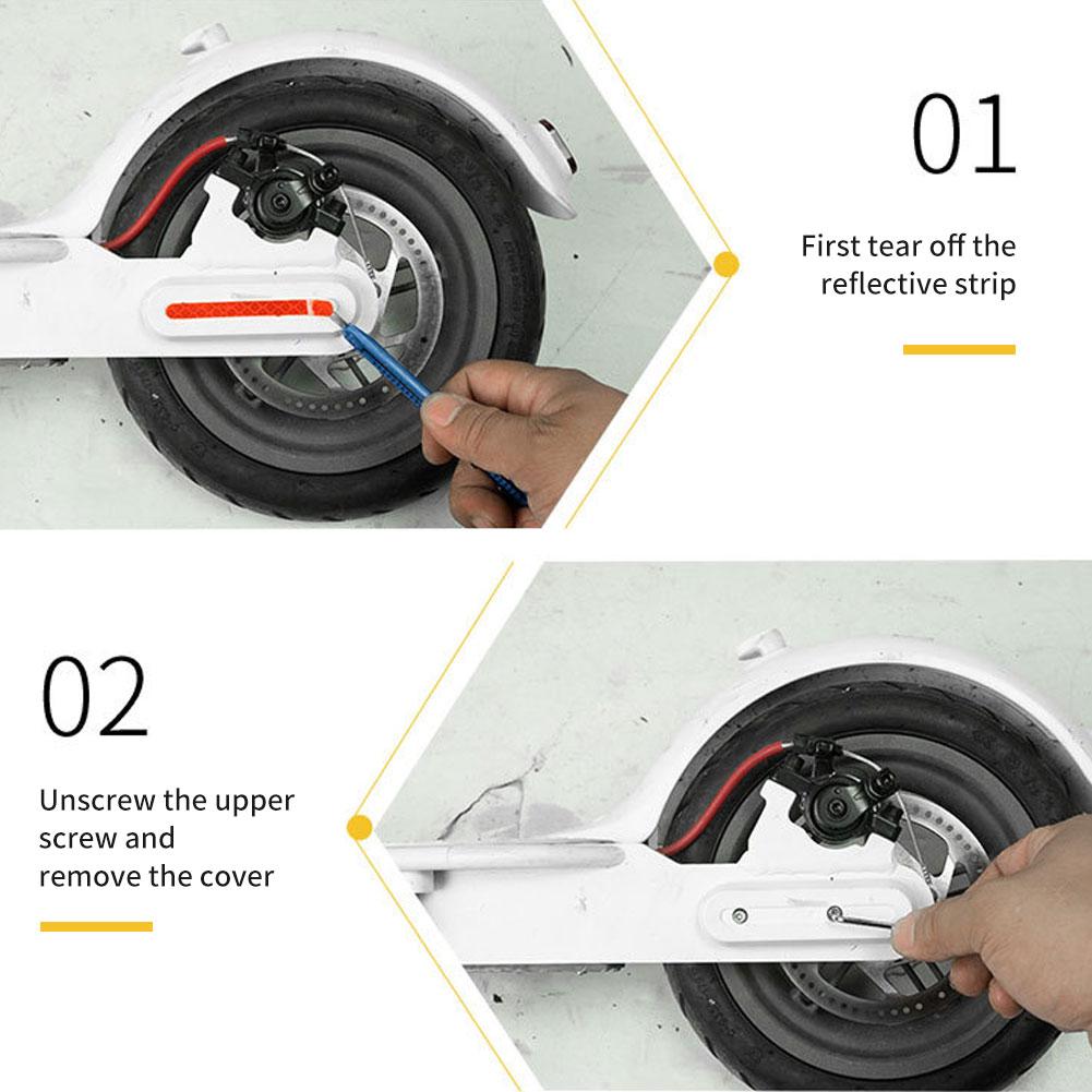 Vỏ bảo vệ đĩa phanh cho Xiaomi Mijia M365 Pro 1s Pro2 Phụ kiện xe tay ga bảo vệ đĩa phanh khỏi Wear MI Bộ phận Color: Black