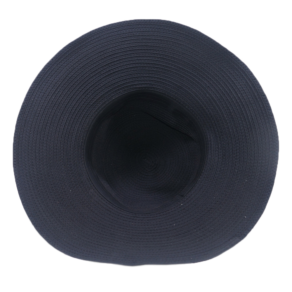 Nón nữ rộng vành du lịch biển, vành rộng 11cm chống nắng tốt, gắn nơ hoa dễ thương, chất liệu vải kết hợp polyester