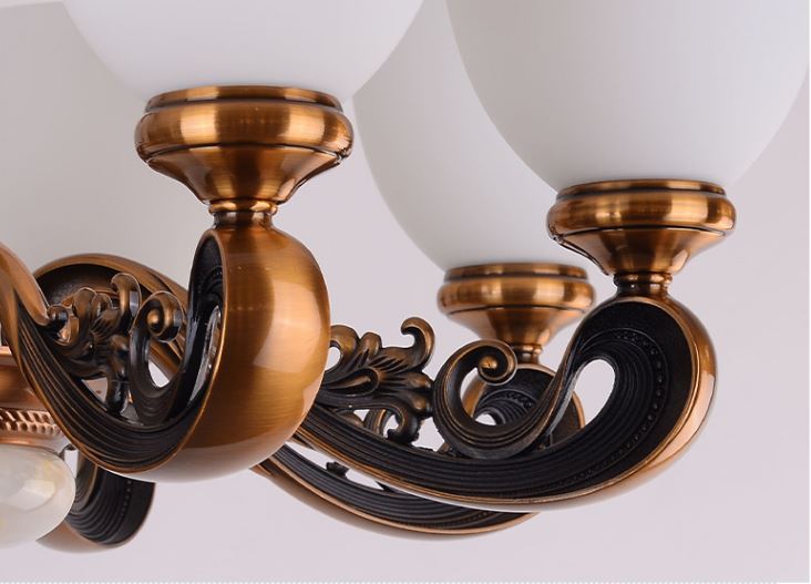 Đèn chùm HACOT hiện đại, sang trọng loại 8 tay trang trí nội thất cao cấp - kèm bóng LED chuyên dụng.