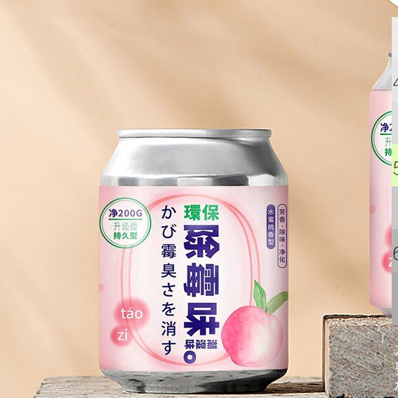 Gel thơm hương đào làm sạch không khí khử mùi ẩm mốc, hôi trong nhà và trong xe