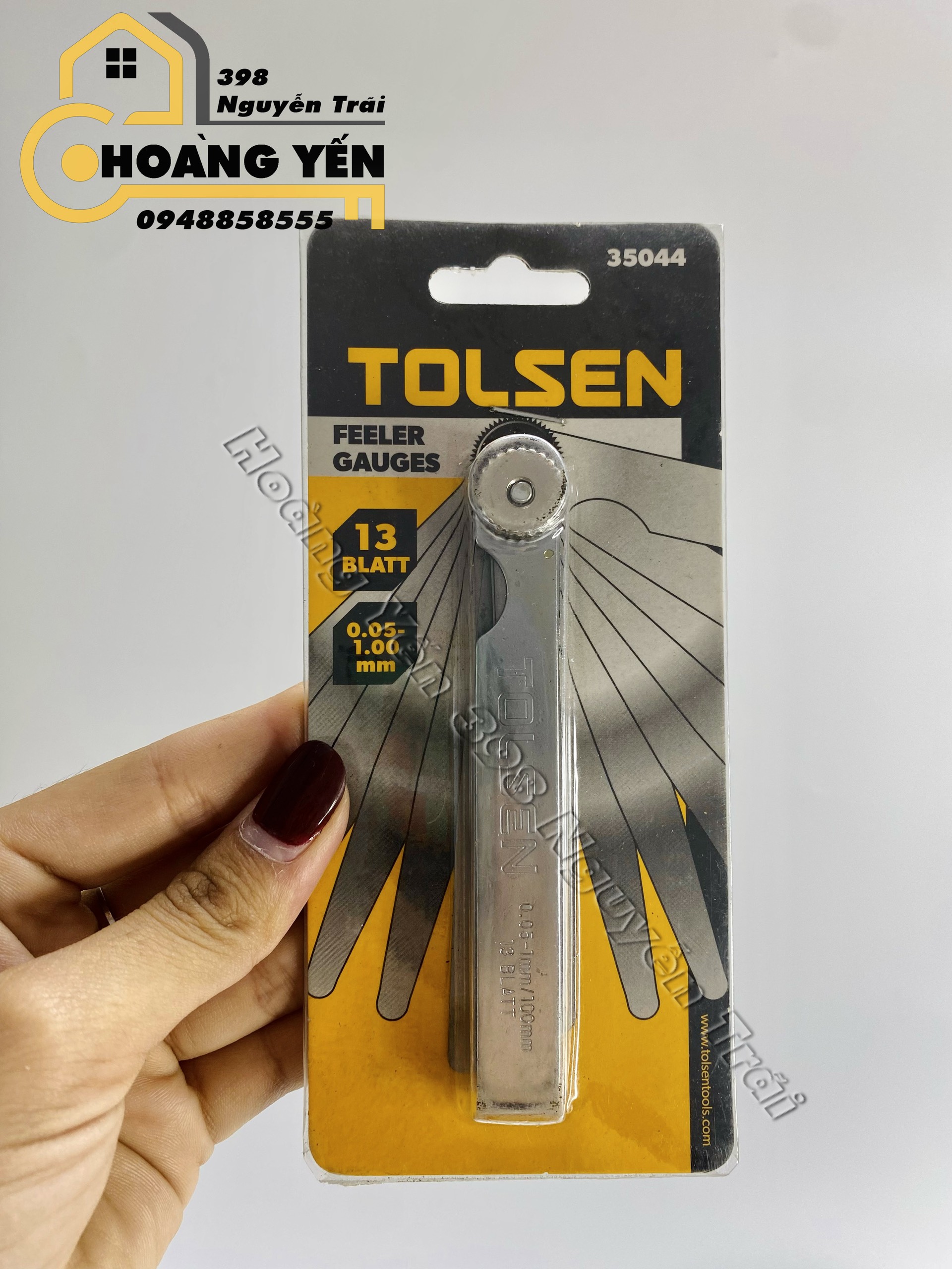 Bộ thước lá Tolsen 35044 loại 13 lá - Khóa Hoàng Yến 398 Nguyễn Trã