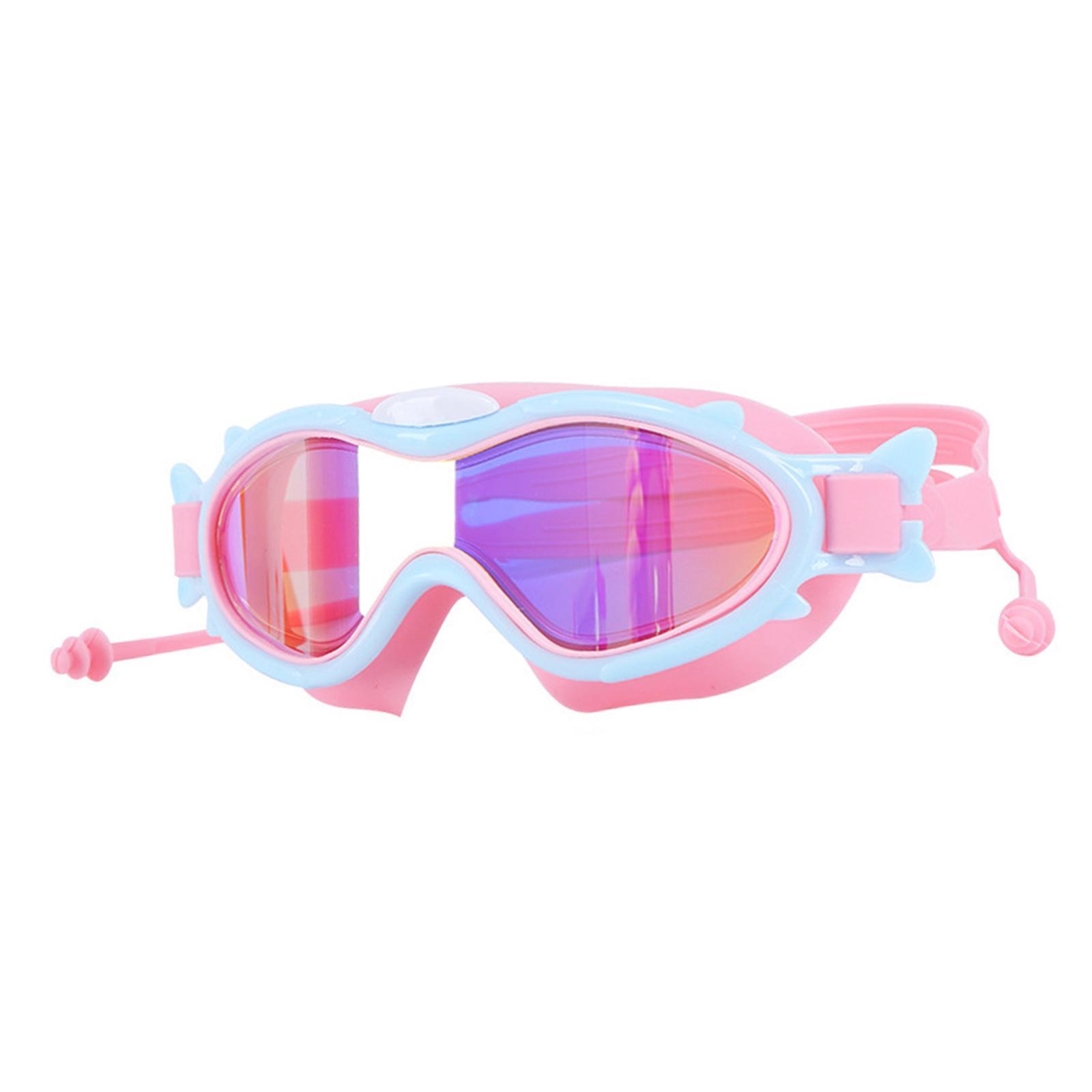 Kids Swimming Goggles with Ear Swim Goggles for Kids 6-14 Boys Girls