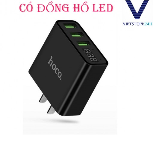 CỐC SẠC NHANH 3A C15 CÓ LED