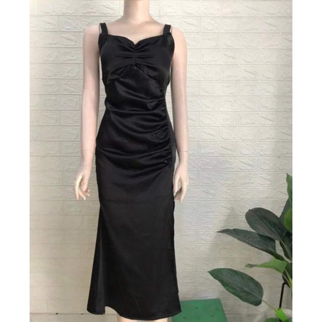 ĐẦM ÔM ĐEN DẠ HỘI CÚP NGỰC