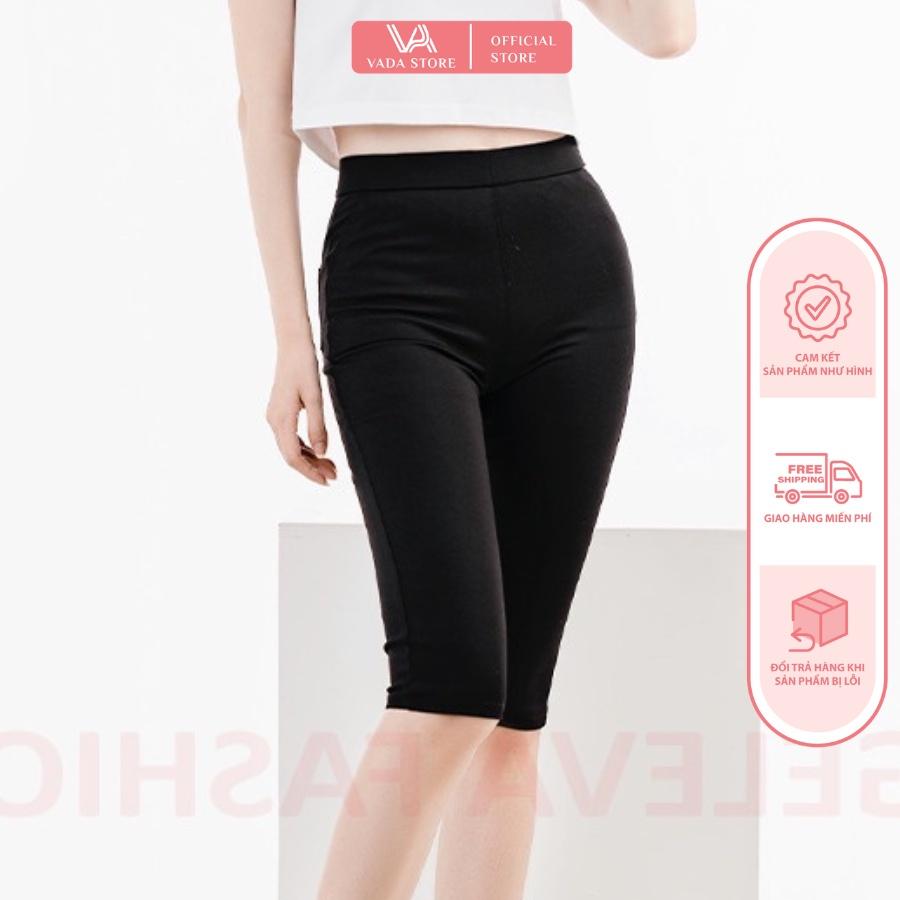 Quần Legging Nữ lửng nâng mông chất tuyết mưa co giãn 4 chiều, vải đẹp dày, thoáng mát không xù lông.