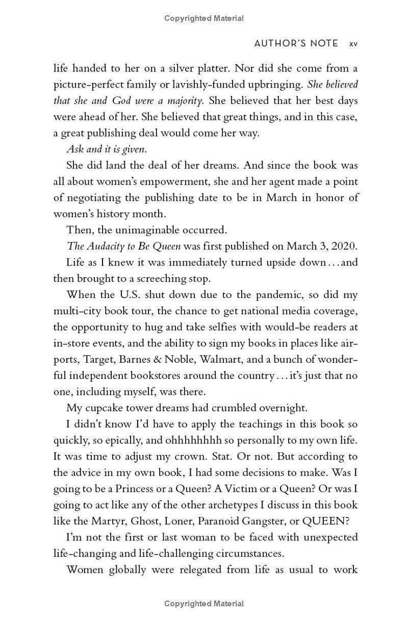 Sách ngoại văn: The Audacity To Be Queen