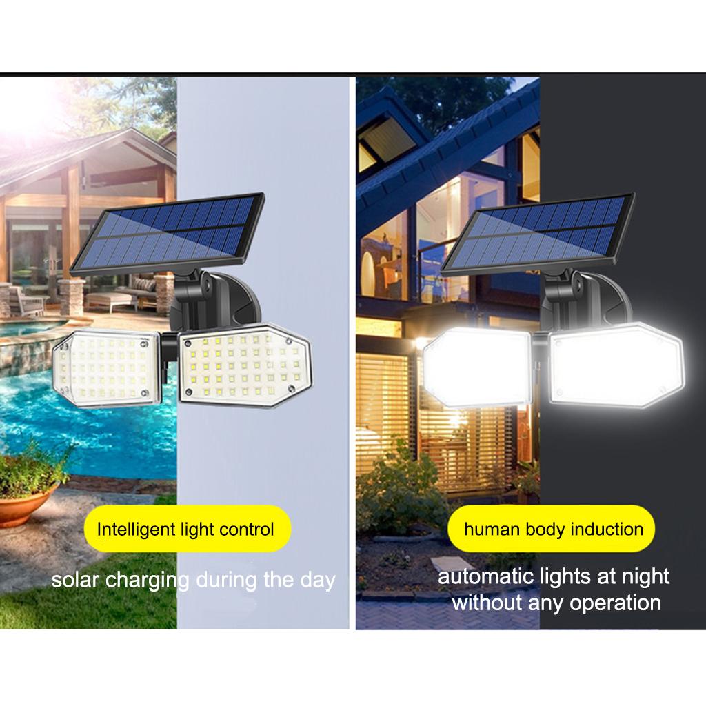 Waterproof LED Solar Wall Light Security Motion Sensor Garden Lamp