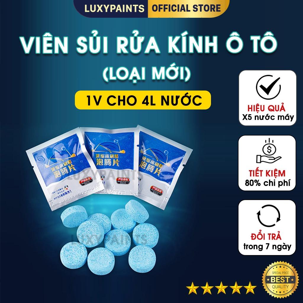 Viên Sủi Rửa Kính Xe Ô Tô, Viên Sủi Rửa Kính Xe Hơi Tiện Dụng